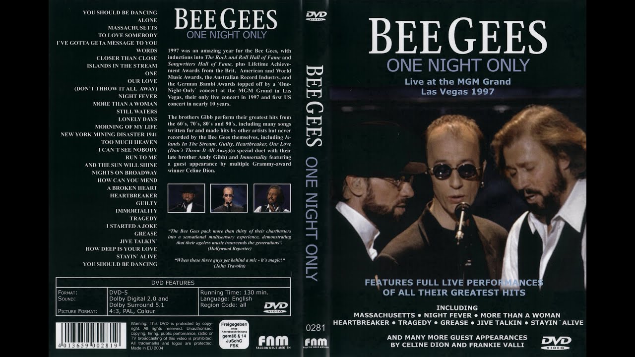 Bee Gees - One Night Only 1997 (Show Completo) 720p (HD)