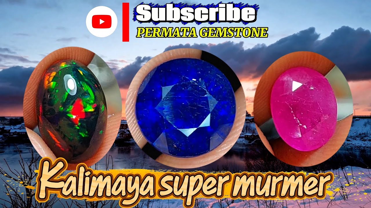 KALIMAYA MURAH (19112025) Black Opal Peridot Blue Sapphire Ruby burma Topaz