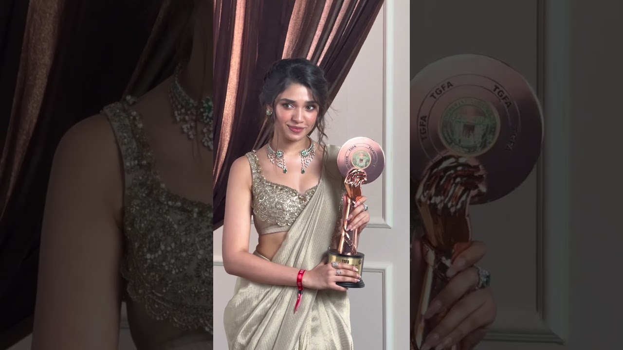 Krithi Shetty's Stunning Presence at TGFA 2024 | Telangana Gaddar Film Awards