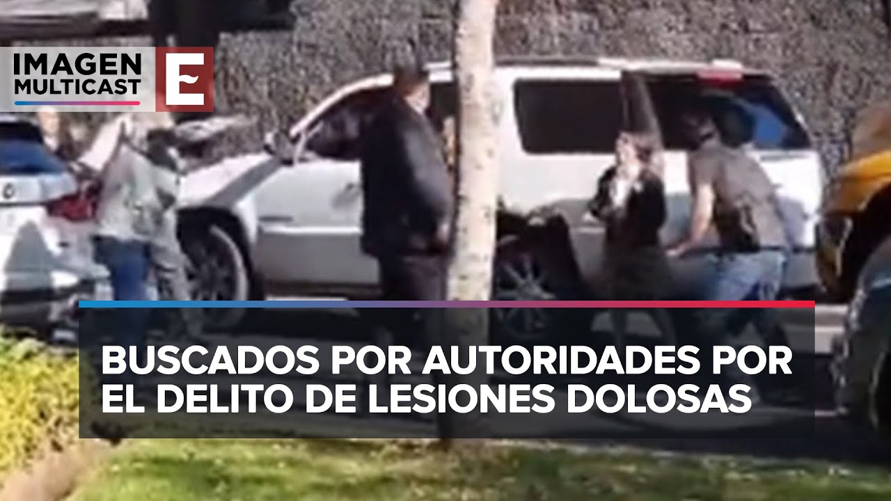 CDMX: Guardaespaldas golpean a hombre frente a su hija