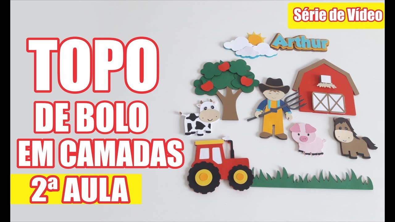 TOPO DE BOLO EM CAMADAS - 2° AULA