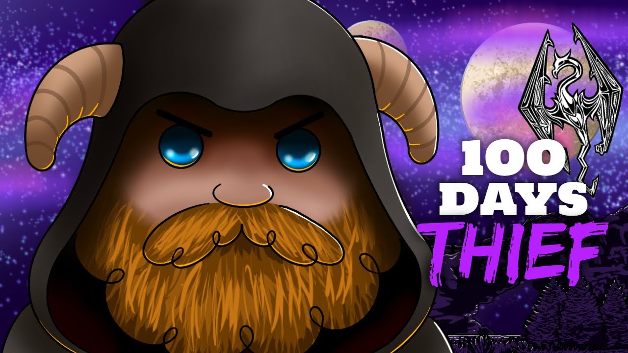 I Spent 100 Days In Skyrim Legendary Difficulty Becoming A Master Thief (Skyrim Movie)