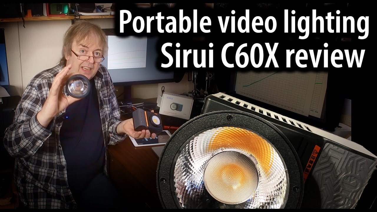 Review: Sirui C60X portable LED video and photography light. Rechargeable hand held pocket light