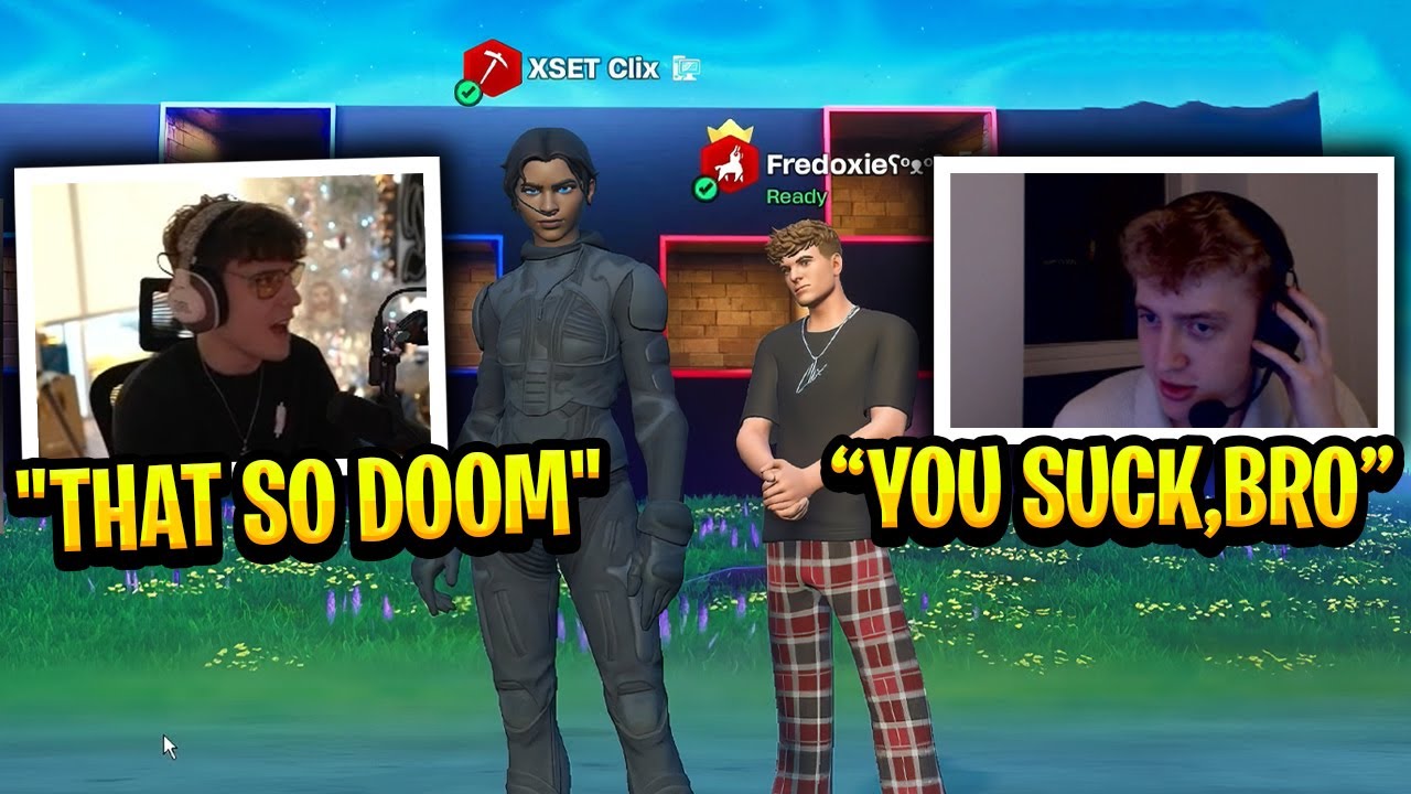Clix vs Fredoxie 1V1 Zone Wars