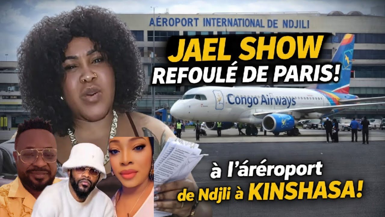 🔴EN DIRECT YA AËROPORT YA N'DJILI BOTALA NDENGE BA RÉFOULÉ JAËL SHOW NA KIN PONA KOFINGA