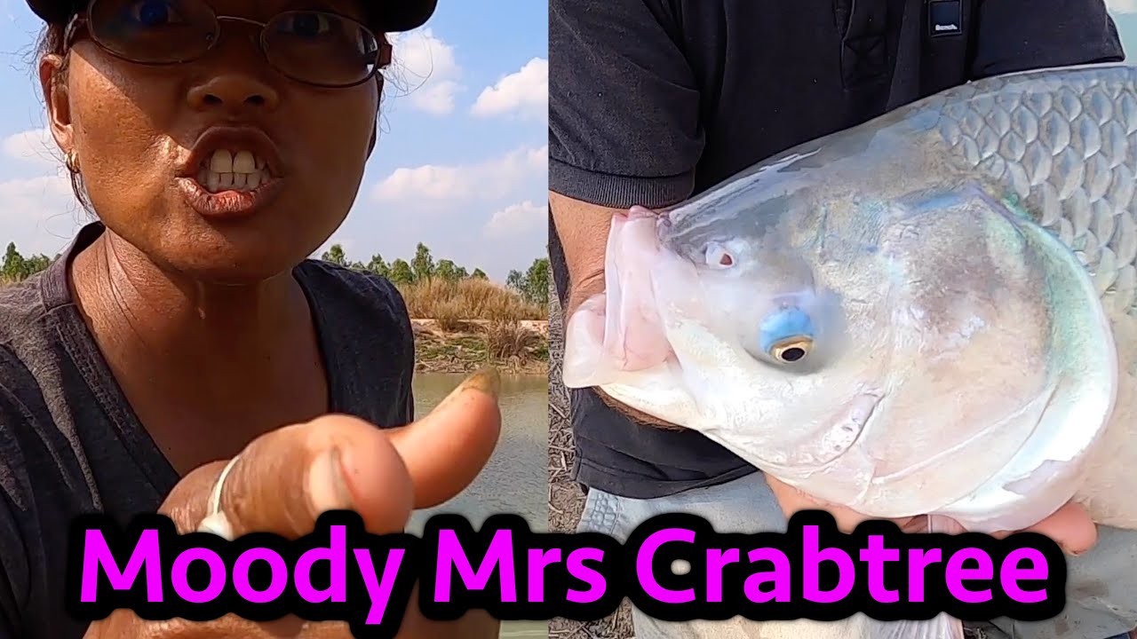 Catla Carp & a moody wife by the lake in Rural Thailand