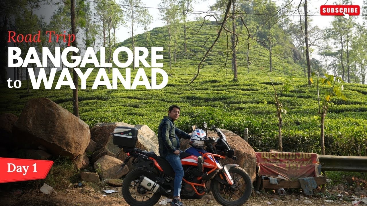 Bangalore to Wayanad via Bandipur Tiger Reserve 🏍️| Scenic Kerala Road Trip
