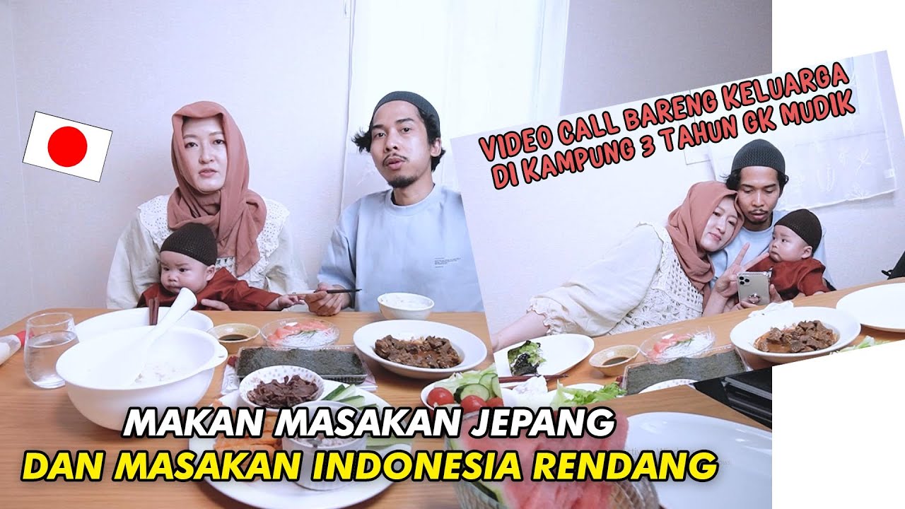 SUASANA LEBARAN DI JEPANG BARENG KELUARGA KECIL !SEDIH 3 tahun Gk pulang kampung !