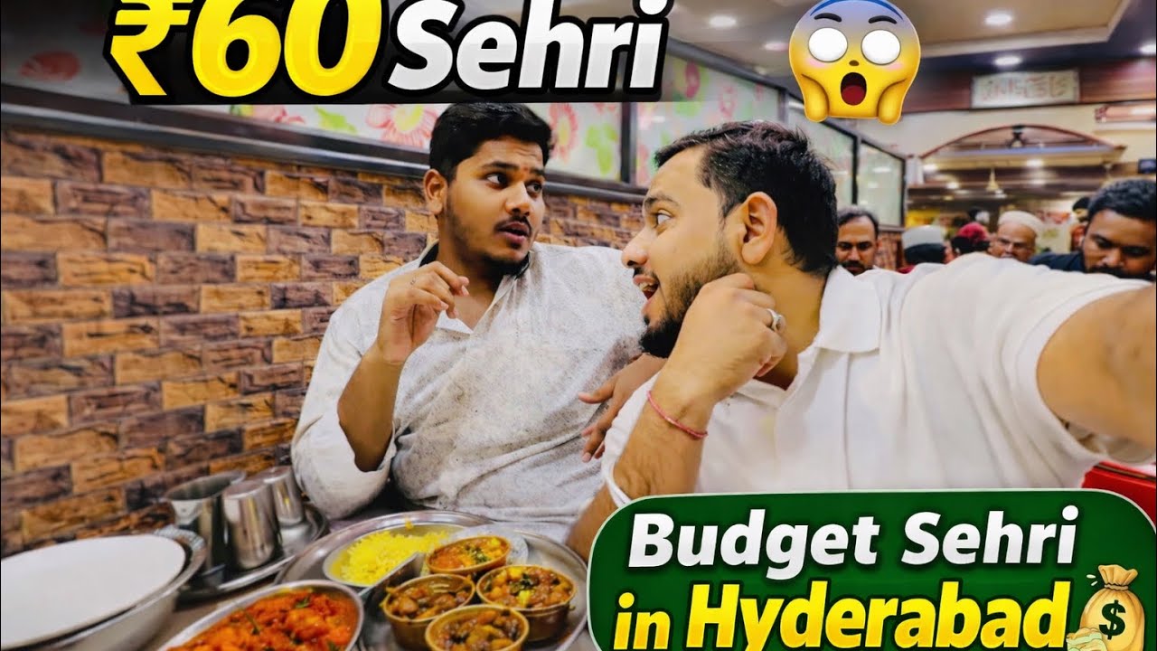 Budget Sehri in Hyderabad 💸”