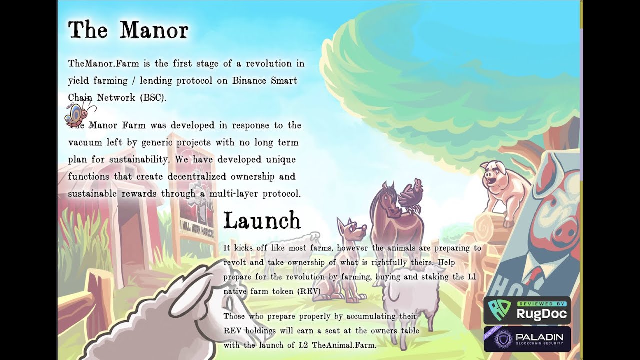 The Manor Farm Is Live - How to buy the Rev token & How to Add Liquidity to Pair's