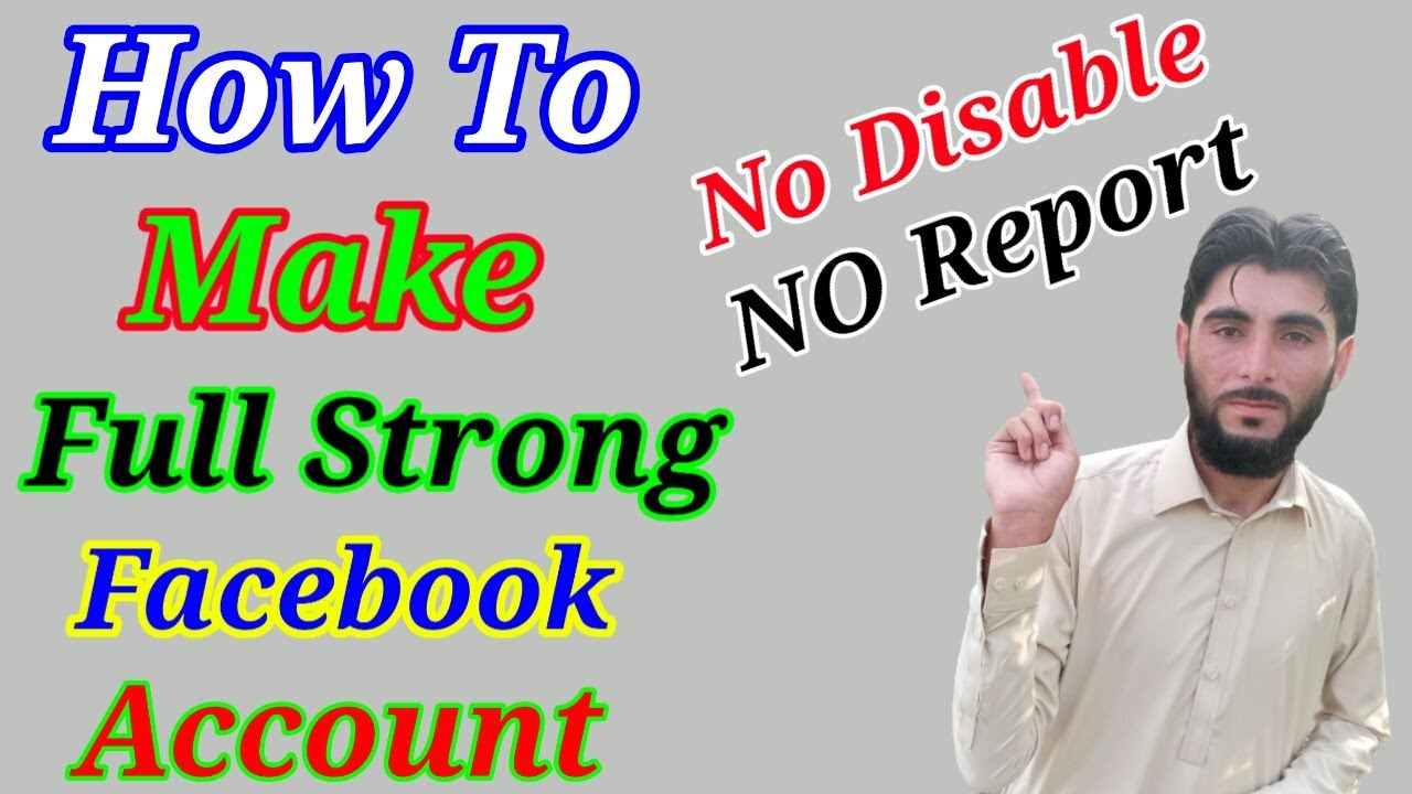 How to Make Strong Facebook Account | Create Strong Fb Account | Technical Mukhlees