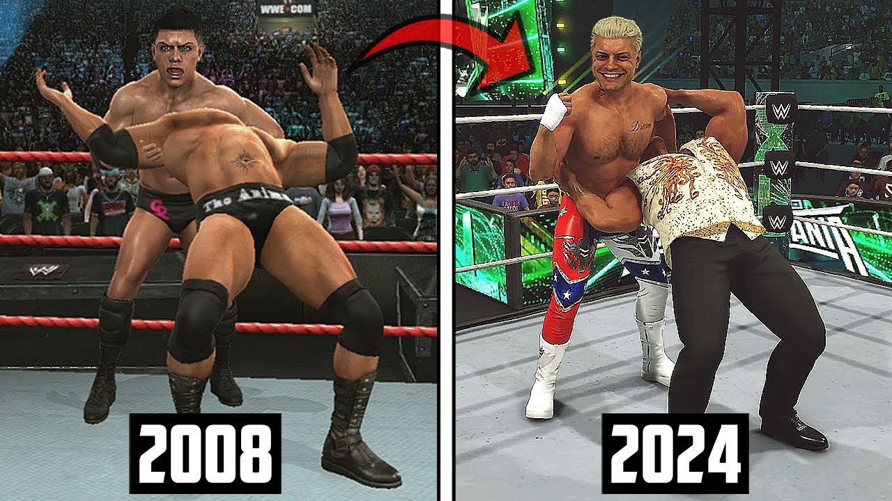 Cody Rhodes Evolution in WWE Games !!! (2008 - 2024)