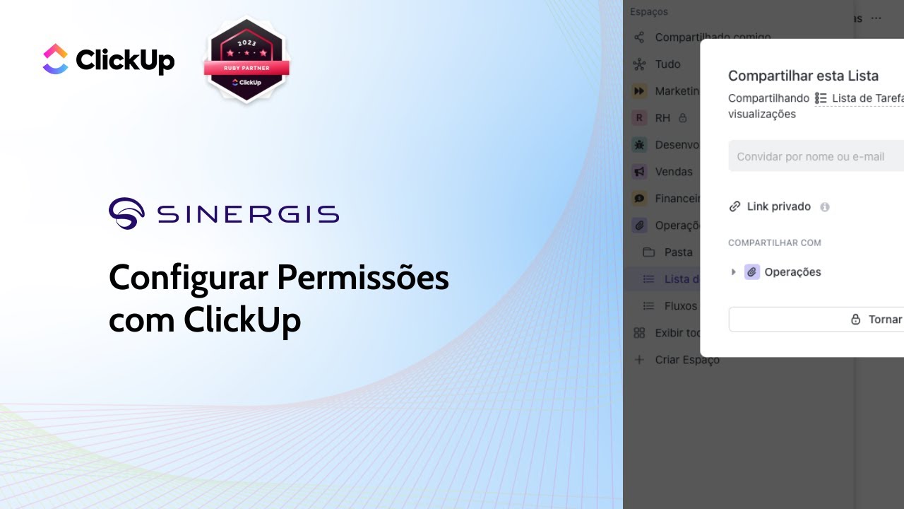 ClickUp - Configurar Permissões