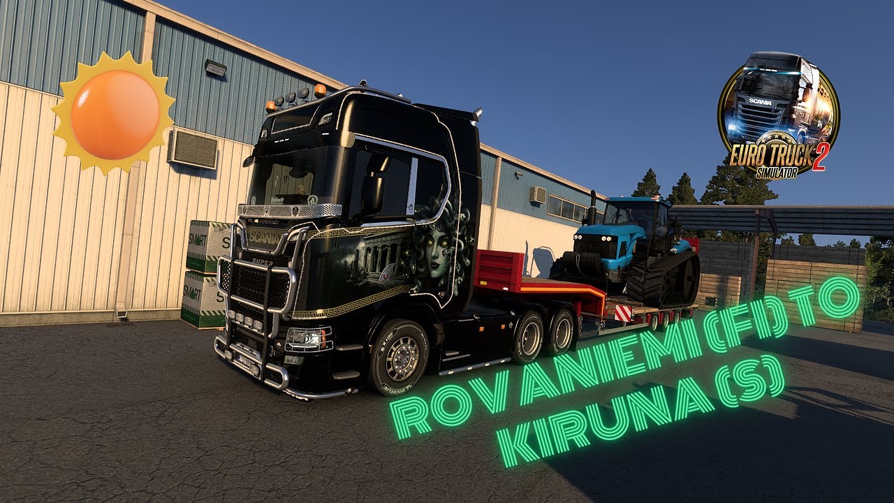 Euro Truck Simulator 2 - ROVANIEMI (FI) TO KIRUNA (S)