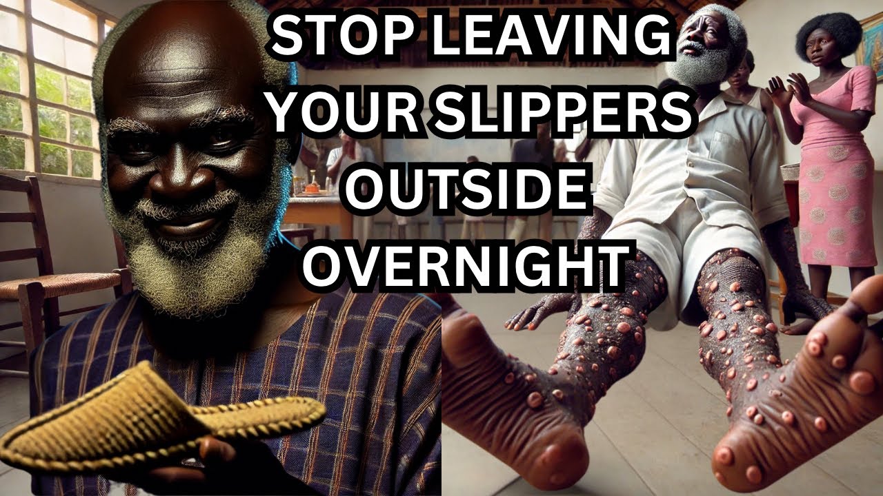 WHY YOU MUST NEVER LEAVE YOUR SLIPPERS AT YOUR DOORSTEP OVERNIGHT #africanfolktales#tales#story