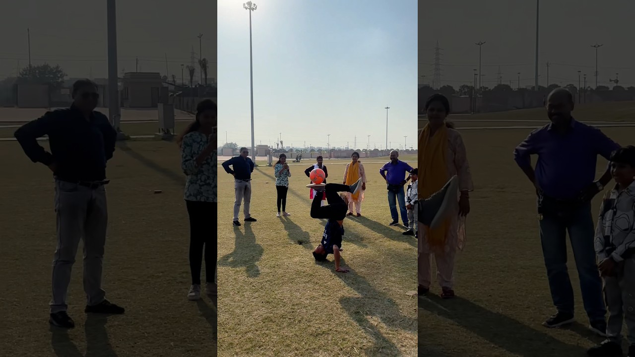 Public Reaction 😱😱😱 #ytshorts #sandeepfreestyler #publicreaction #football #shorts #reels #sports
