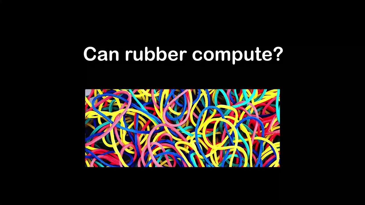 Computing with rubber