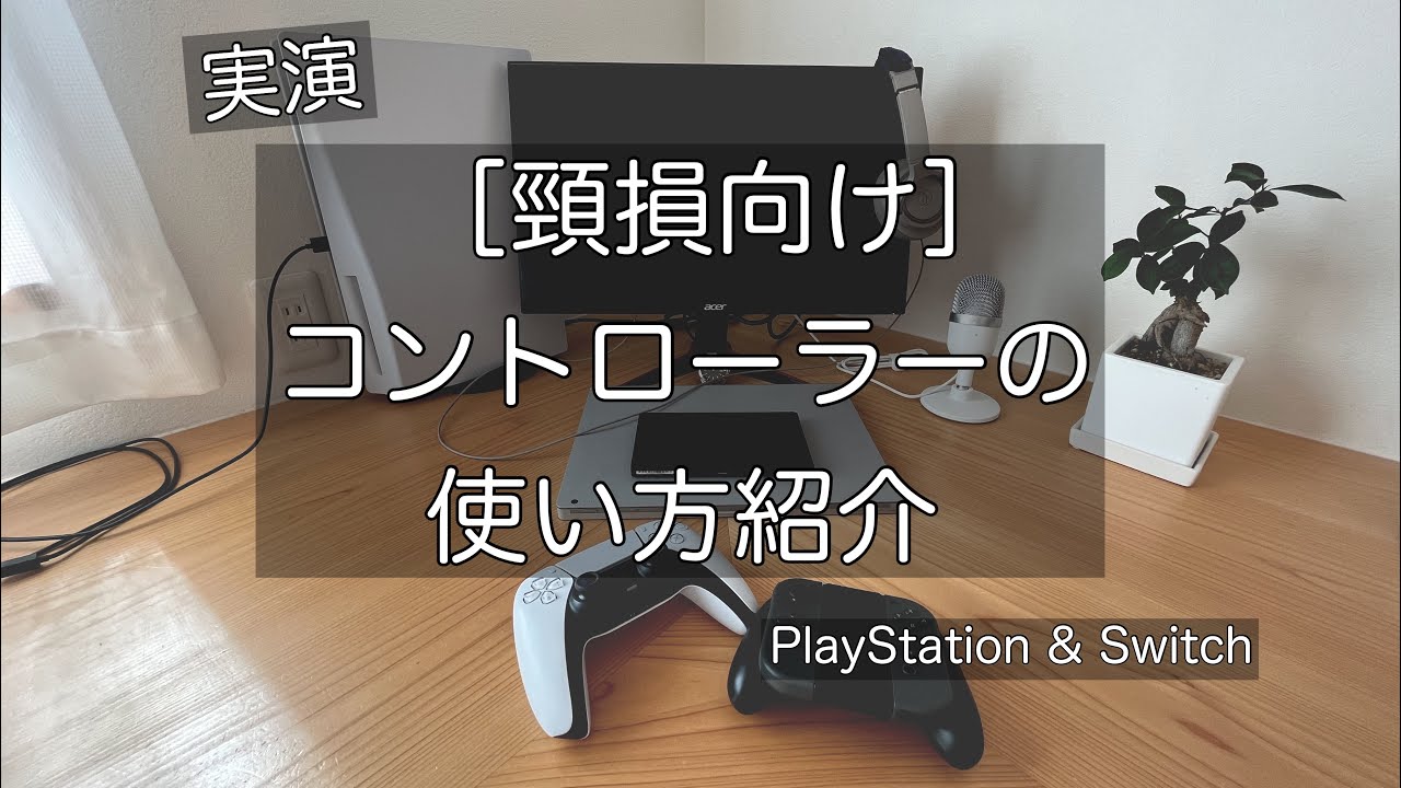 [頚損向け］コントローラーの使い方紹介