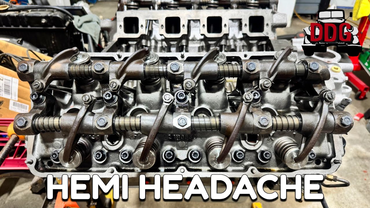 A Small Setback - 426 Hemi Head Installation Tech, Valvetrain Setup, Pushrod Problems, And More