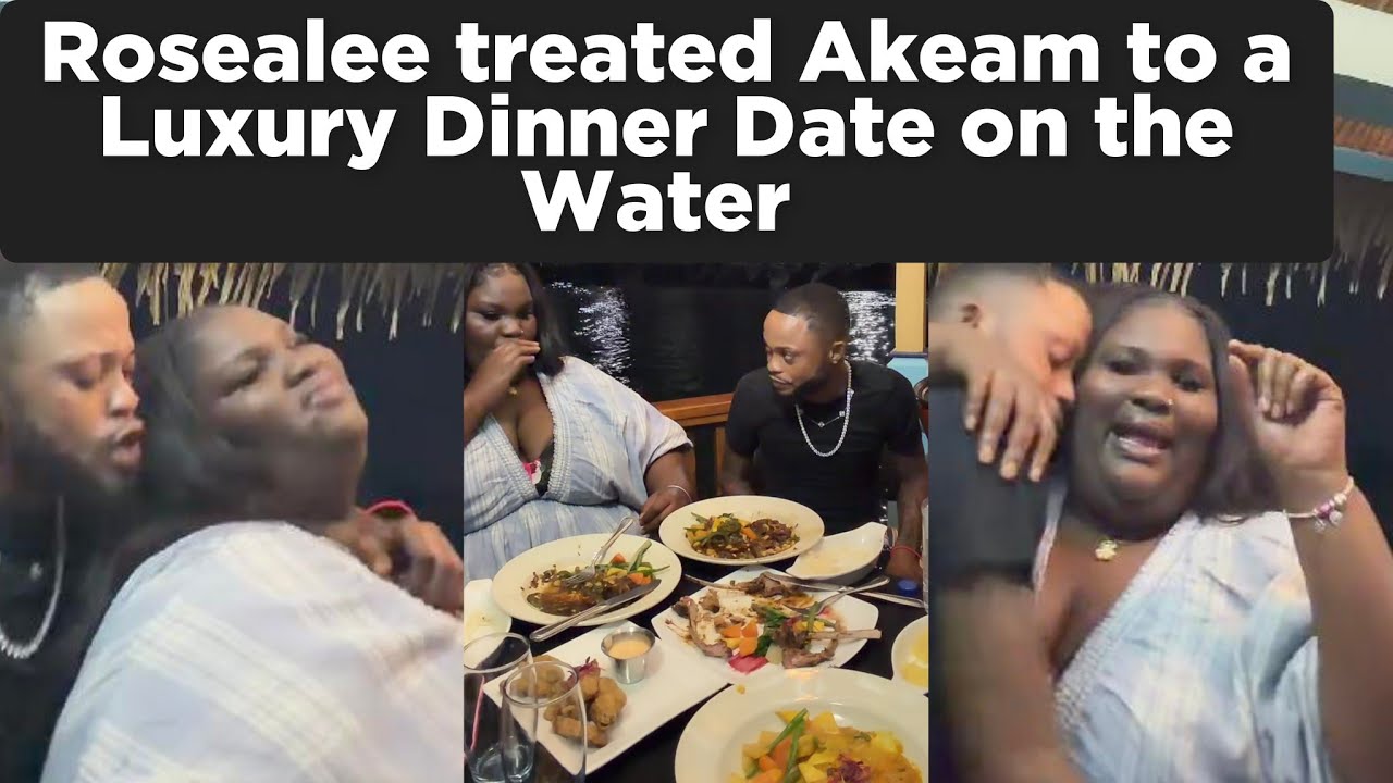  Roselee took Akeam to a Romantic Dinner on the water 