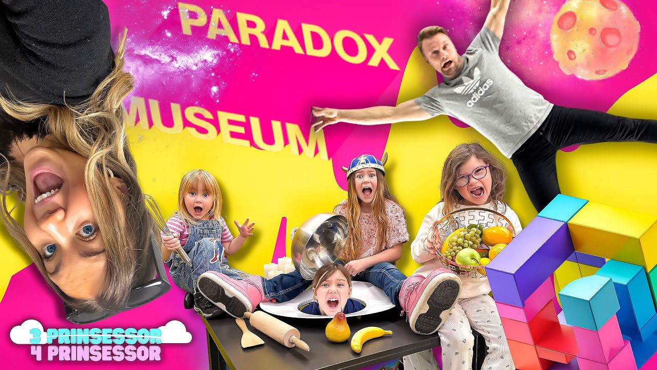 Besöker Paradox Museum🤸🏽‍♀️🔮🧬💥🪐☄️ -3prinsessor VLOGG 