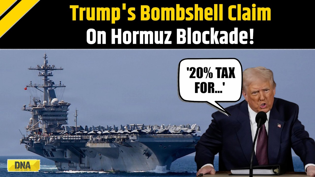 US Iran War: 'US To Take Over Hormuz, Charge 20% Fee For...' Trump's Big Claim On Strait Of Hormuz