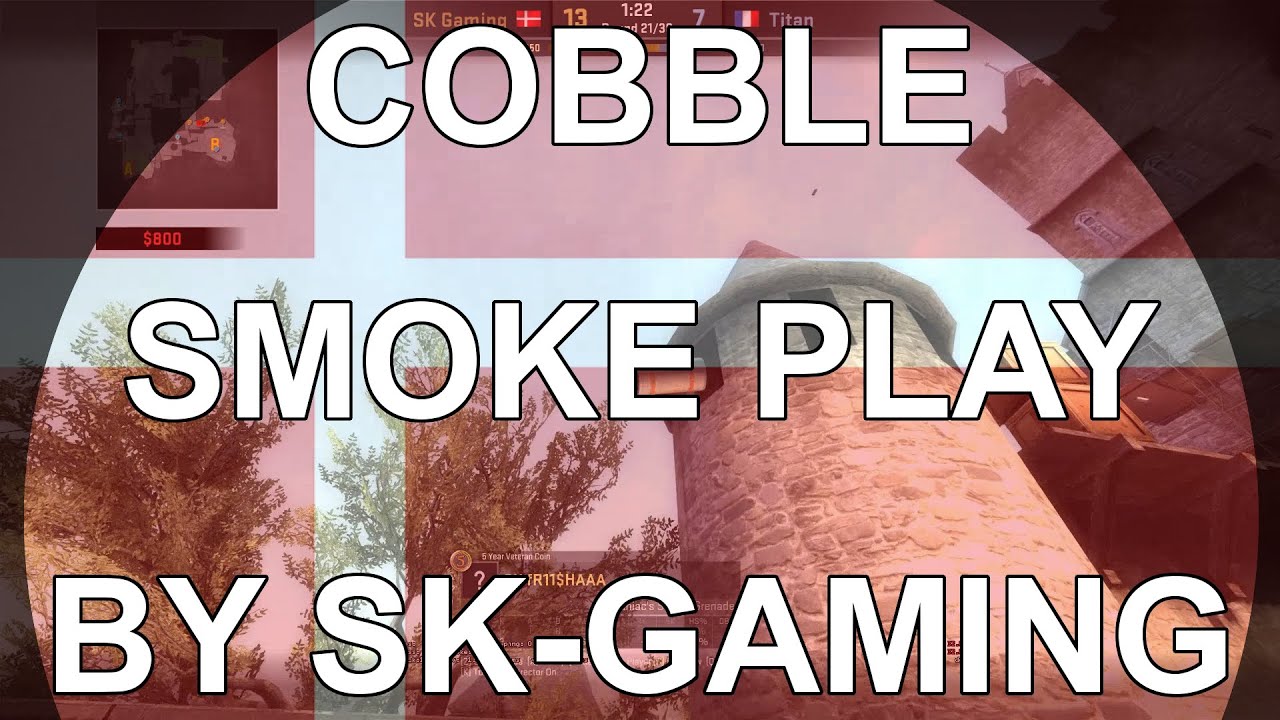 SK's Wall of Smokes on de_cbble - CS:GO Strat Showcase