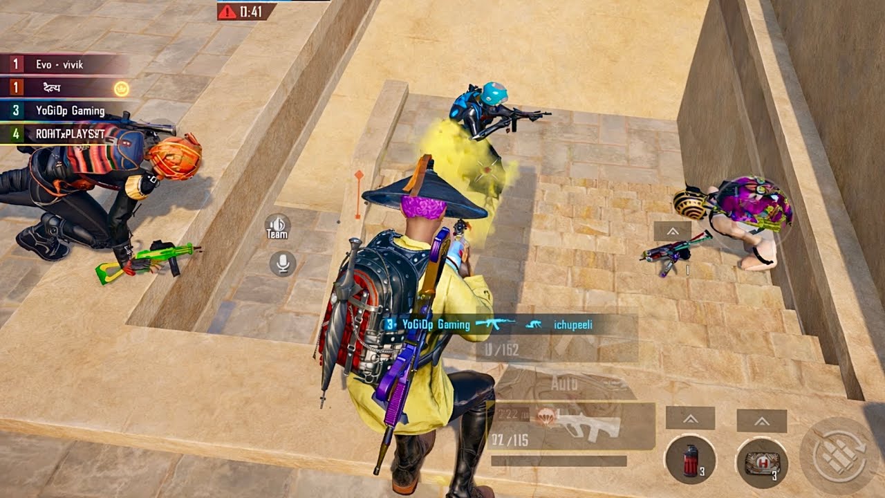 Pro Player Clutch 😈 BGMI Intense Fight Gameplay 