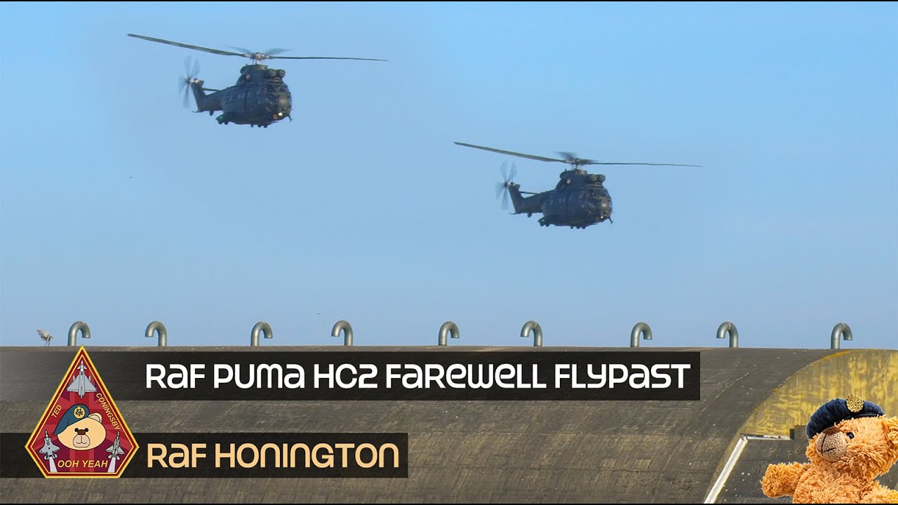 RAF PUMA HC.2 FOND FAREWELL FLYPAST • RAF HONINGTON 27.03.25