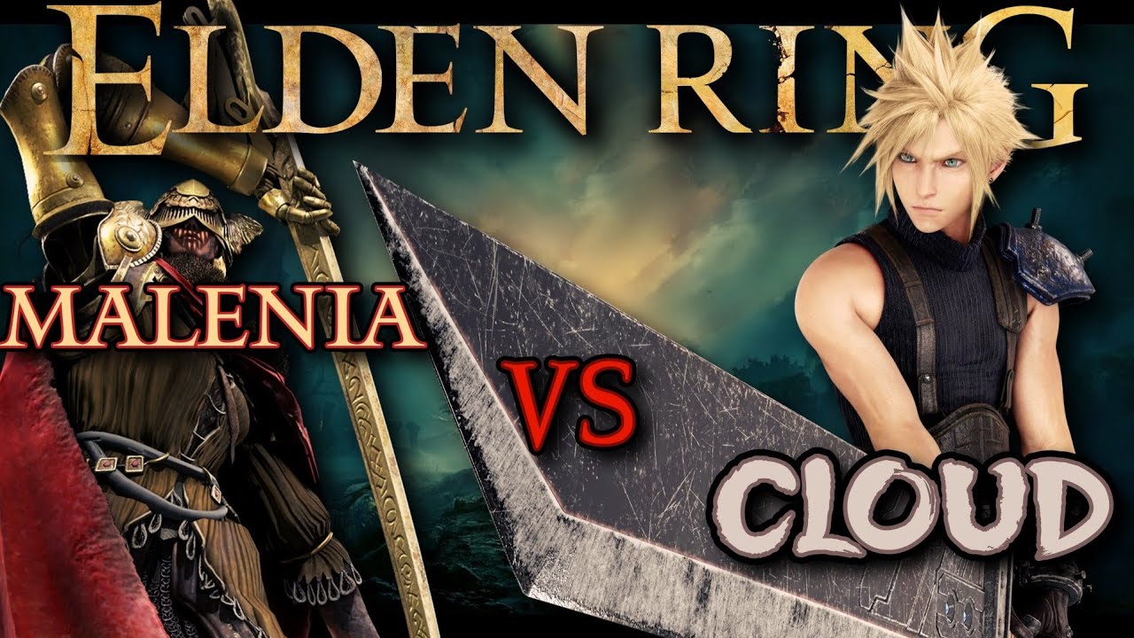 Elden Ring - Malenia, Blade of Miquella VS Cloud Strife from FFVII (Roleplay)