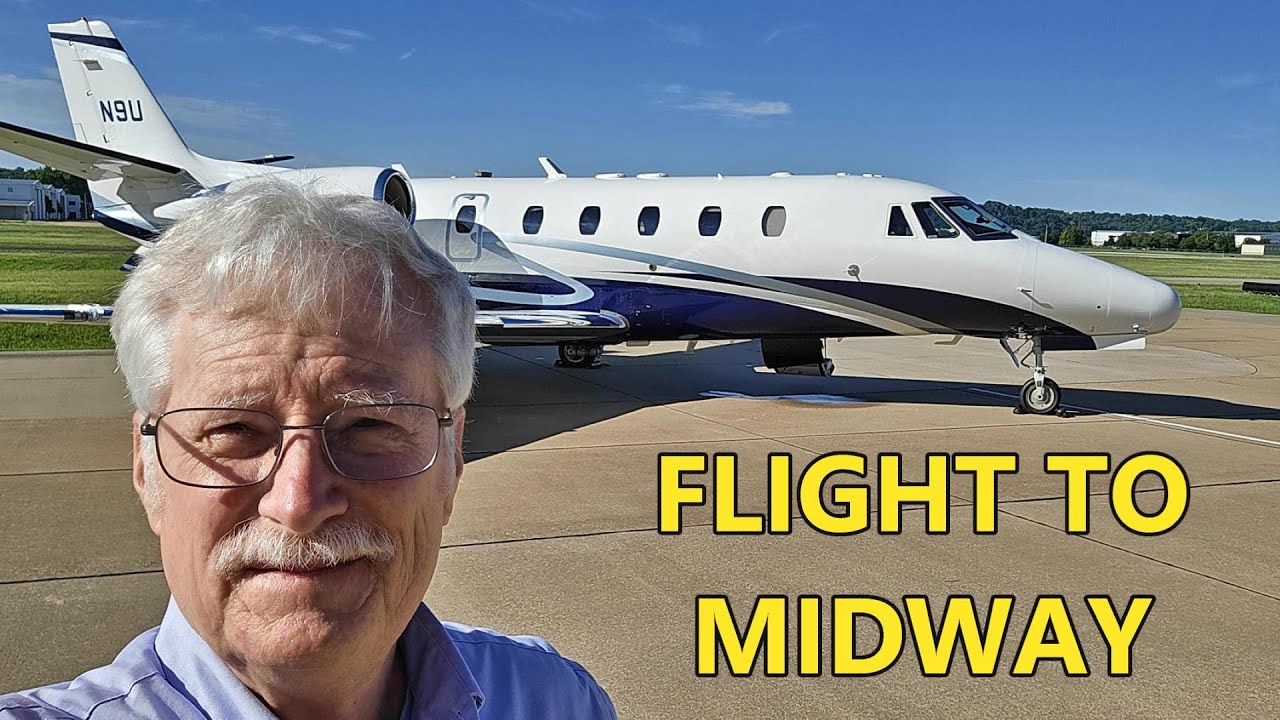 CESSNA CITATION Flight to Chicago Midway