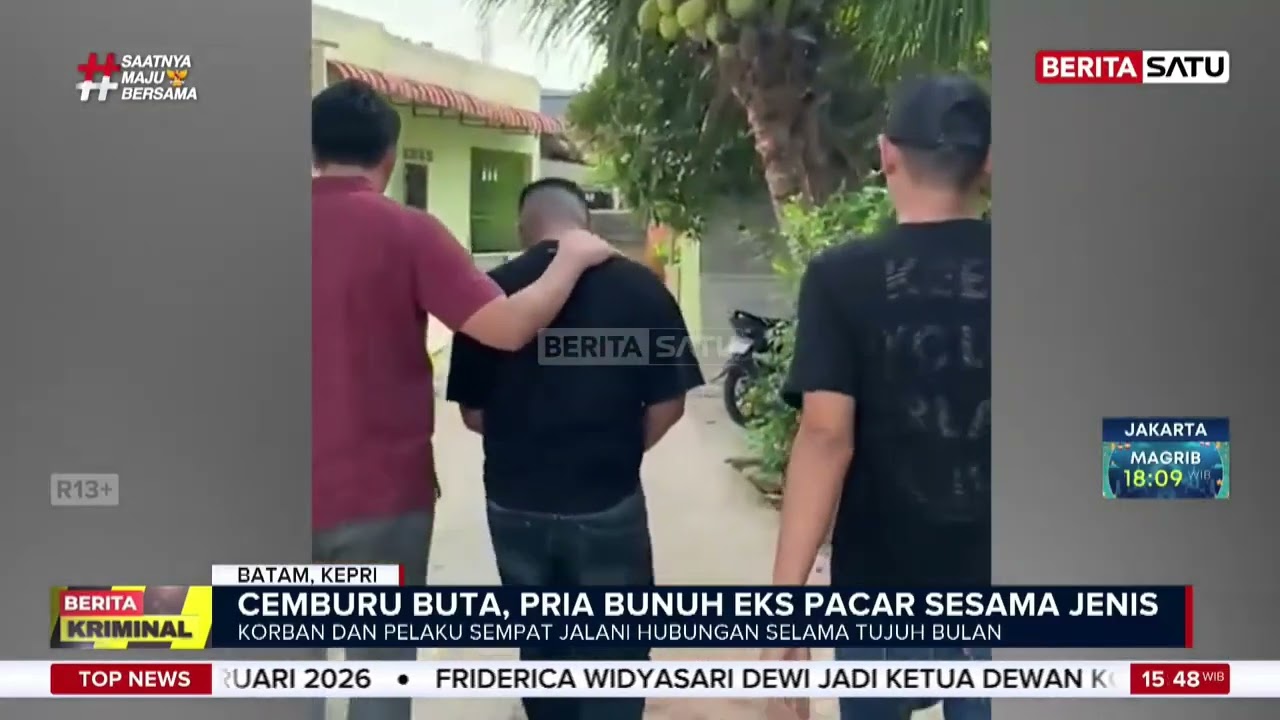 Sadis Motif Cemburu! Pria Bunuh Mantan Kekasih Sesama Jenis Pakai Kayu Berpaku #beritasatu
