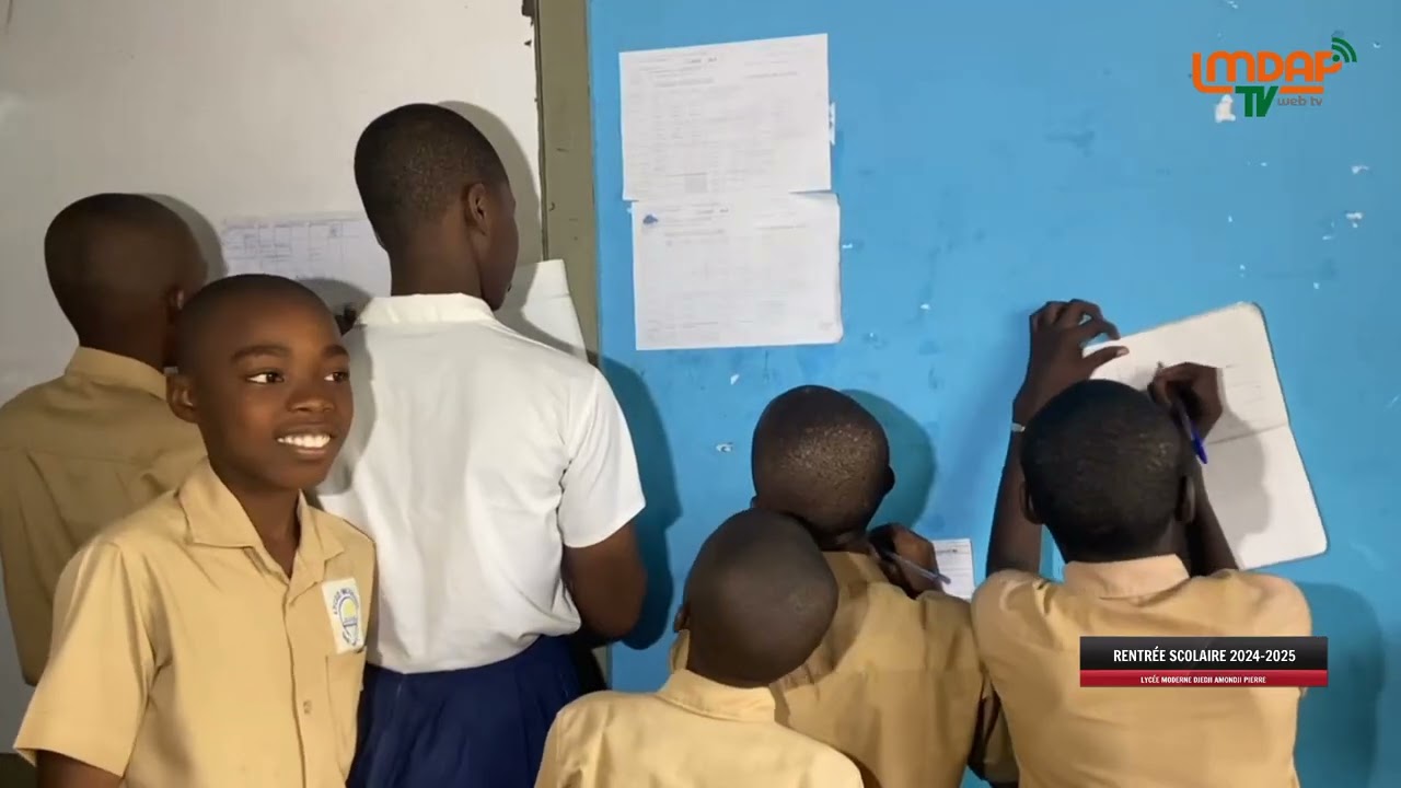 RENTRÉE SCOLAIRE 2024-2025 AU LYCÉE MODERNE DJÉDJI AMONDJI PIERRE.