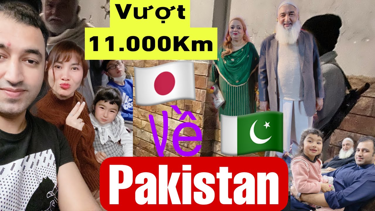 #102☘Путешествие длиной в 11 000 км из Японии в родной город мужа в Пакистане💥Слезы текли при вст...