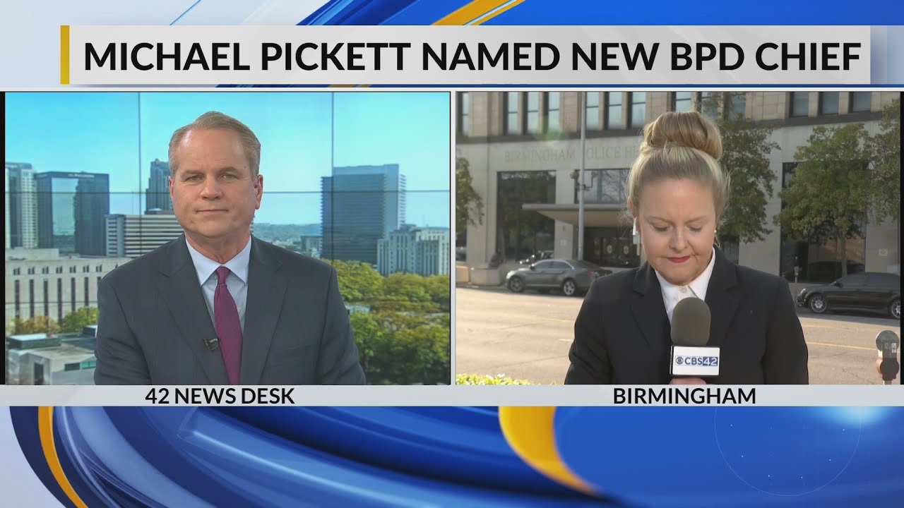 Mayor Randall Woodfin appoints Michael Pickett as new Birmingham police chief