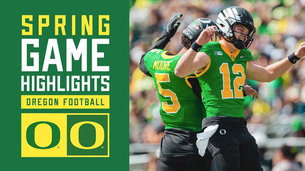 2025 Oregon Football Spring Game | HIGHLIGHTS (2025)