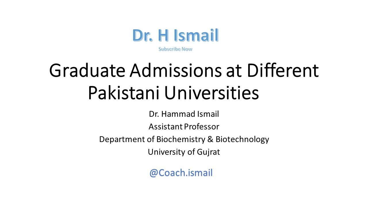 MPhil Admissions at Pakistani Universities | Graduate | Public Sector | Fee Structure | Deadline
