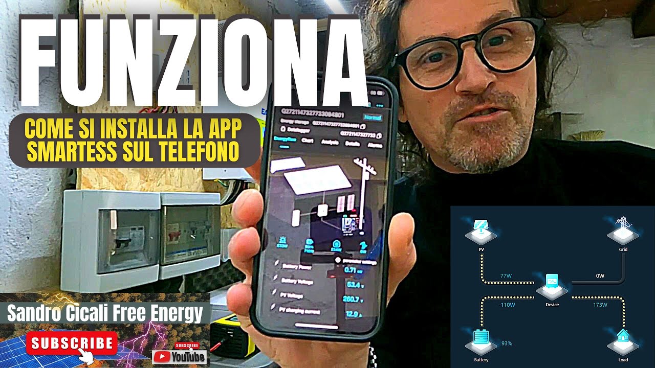 TUTORIAL App Inverter Ibrido SmartESS #offgrid #faidate #fotovoltaico #1k #k #energia