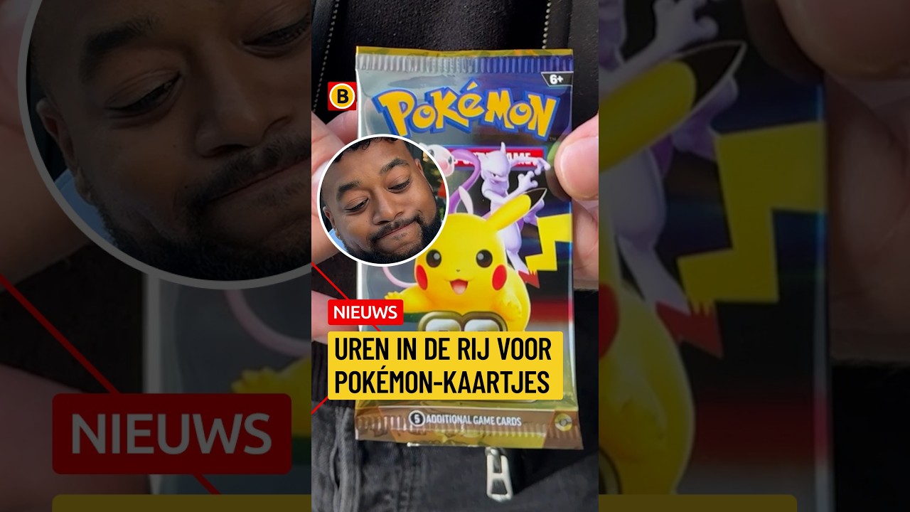 Uren in de rij voor Pok&eacute;mon-kaarten | #pokemon