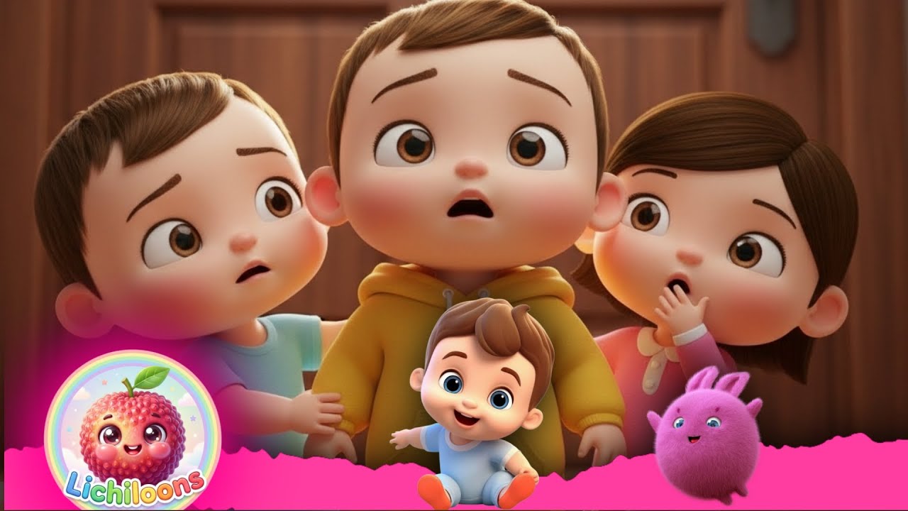 Never open the door | Knock Knock Knock | nursery rhymes for kids | LichiLoons English
