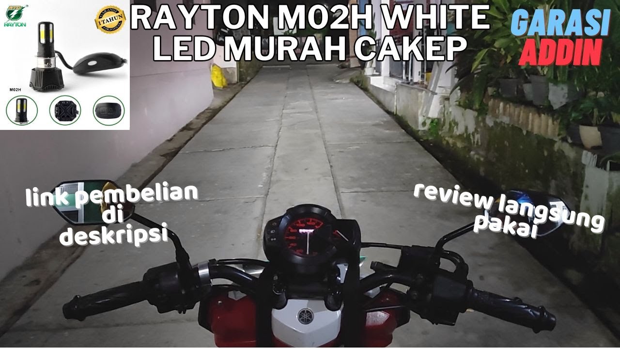 Ganti Bohlam Xride Pakai Rayton RTD Led M02H White Mio Beat Vario