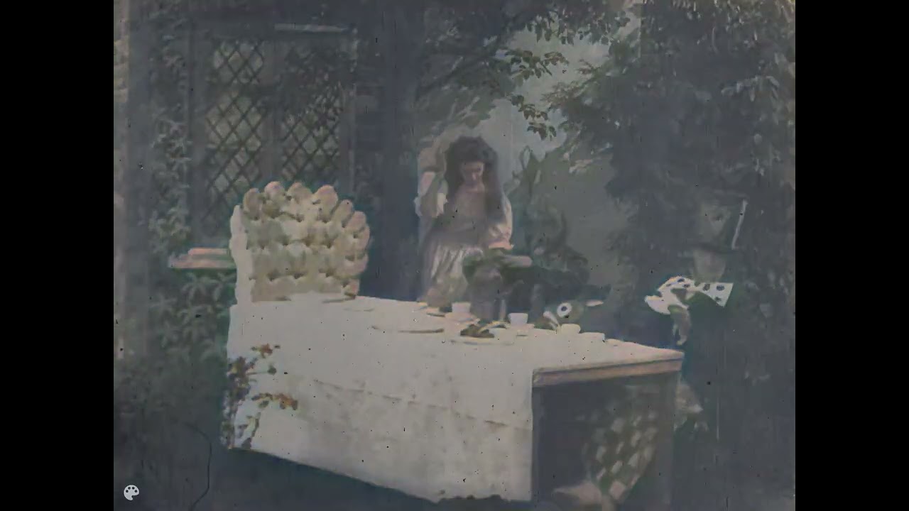 Alice in Wonderland - 1903 - Earliest Adaptation - Colorized