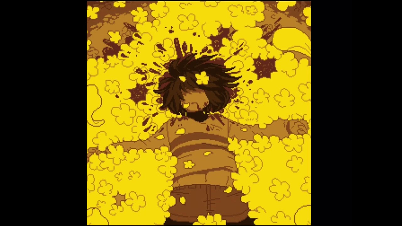 Fallen down from Undertale but its slowed and distorted ~Rain sounds~