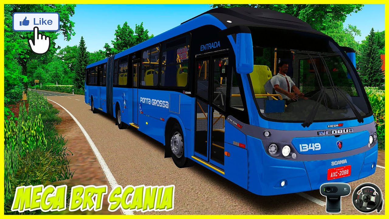 [OMSI 2] NEOBUS MEGA BRT SCANIA - SKIN PONTA GROSSA