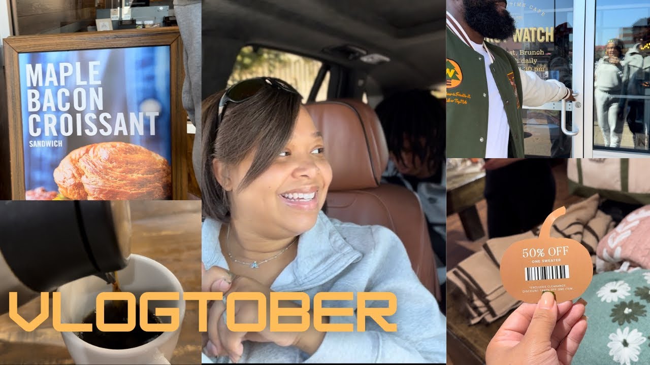VLOGTOBER 🍁 Day 5 | The BEST Coffee! | Day In My Life | Shopping 