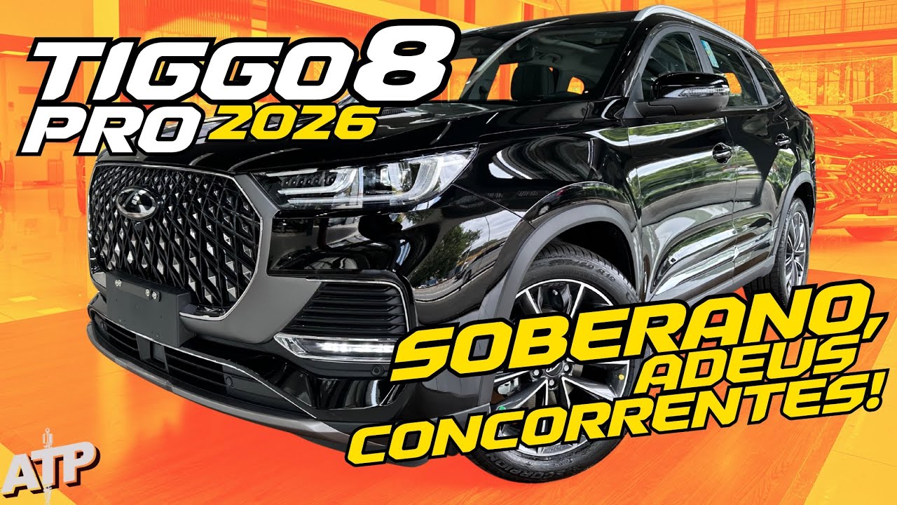 Novo Tiggo 8 Pro 2026 - LÍDER ABSOLUTO, AGORA COM CONDIÇÃO ESPECIAL!