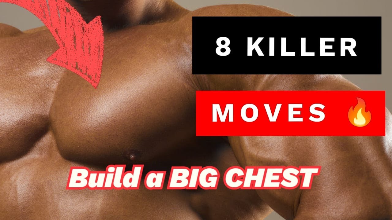 BIG CHEST | 8  Exercises 💪#UpperChest #StrengthTraining #Hypertrophy