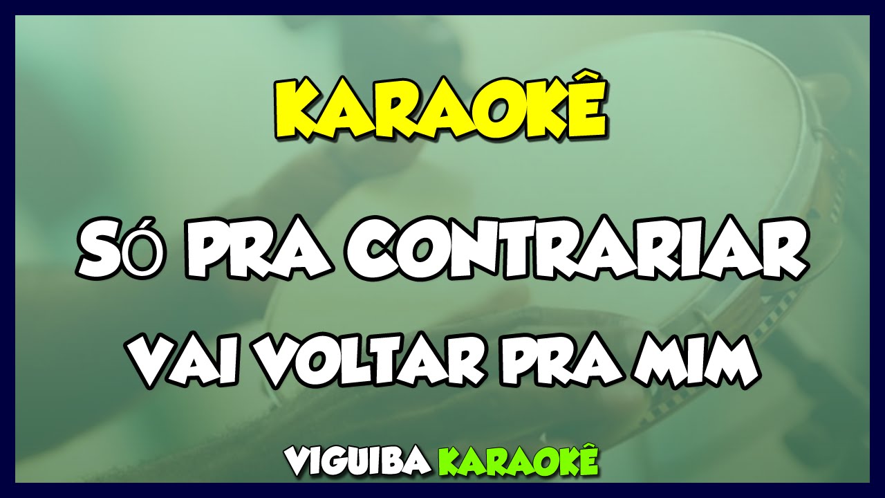 SPC - VAI VOLTAR PRA MIM / VERSÃO KARAOKÊ