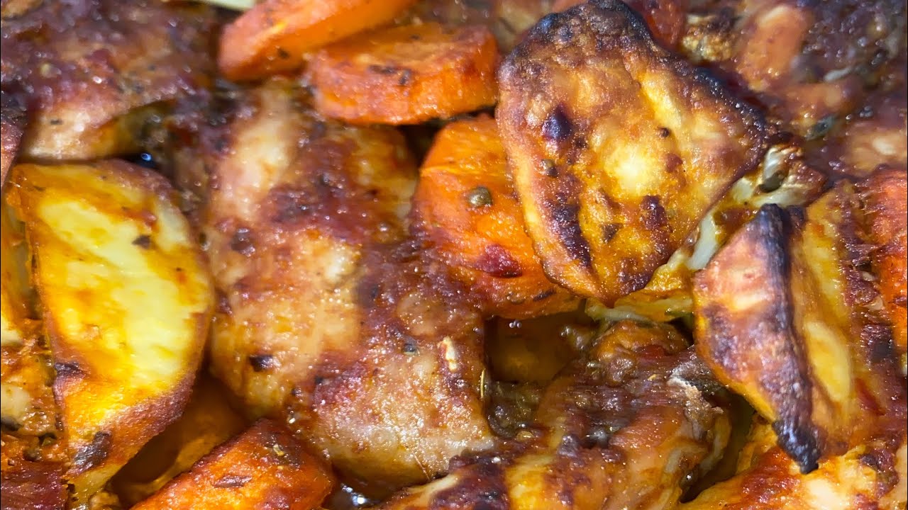 PATATES VE KARNABAHAR İLE FIRINDA TAVUK 🐓 