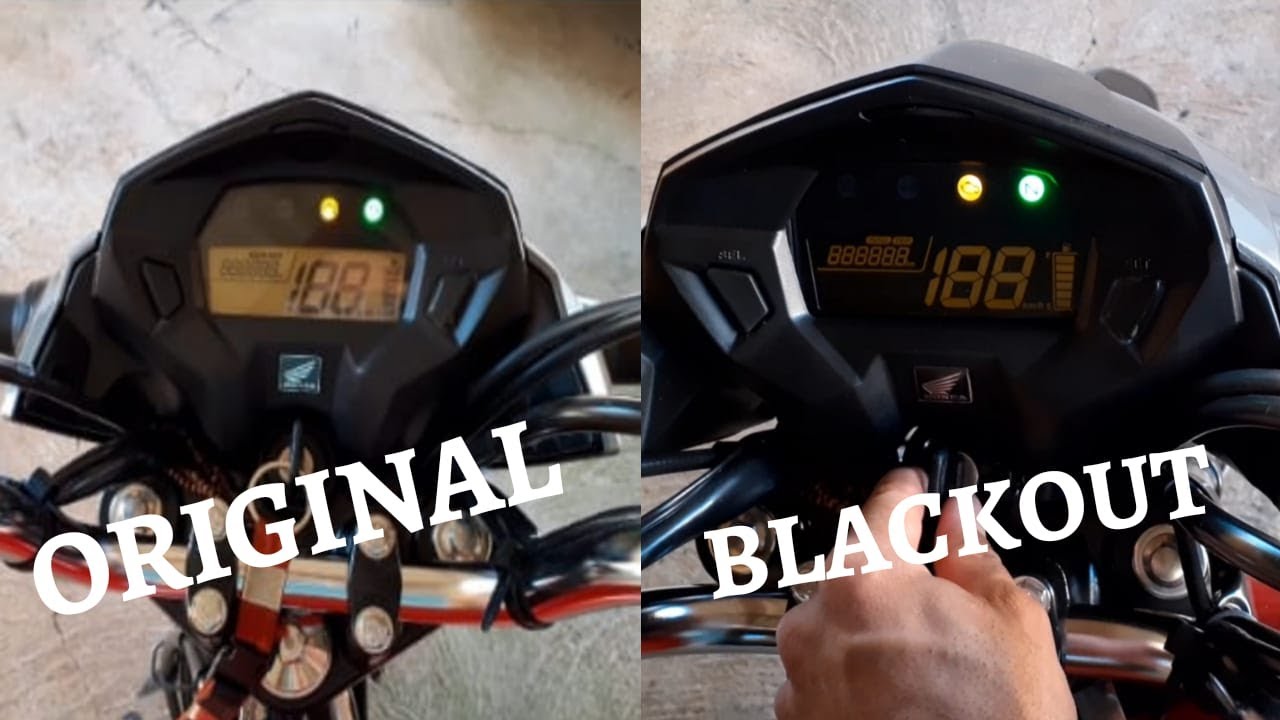 Como fazer o painel blackout no original da sua moto 🤙🤙🏍